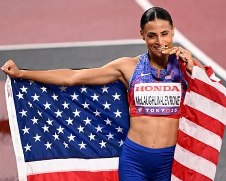 Sydney McLaughlin-Levrone clocks speediest women’s 400m in fourty years to claim gold