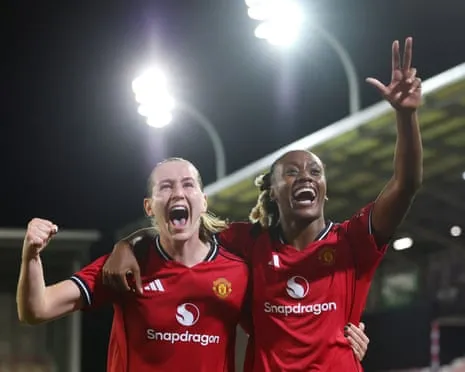 E. Terland Hat-Trick Propels United Through to Women's UCL Group Stage