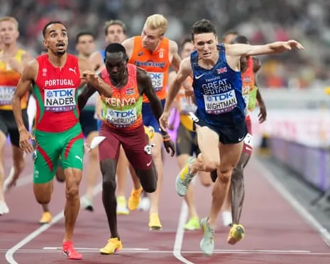 UK's Wightman Denied Gold as Portuguese Isaac Nader Takes Surprise 1500m Victory
