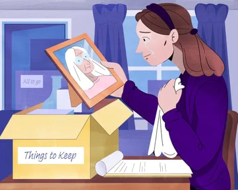 Organize as you go and take your time: six steps to clearing out a relative’s home when they die