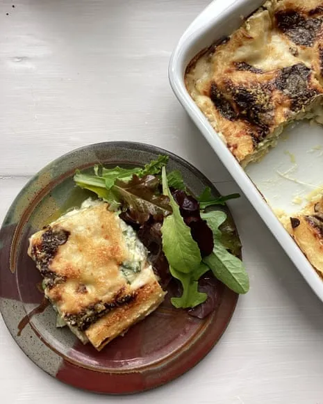 A Classic Recipe for Lasagne with Summer Squash and Three Cheeses