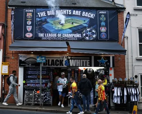 NUFC Face Barca in UCL Fixture